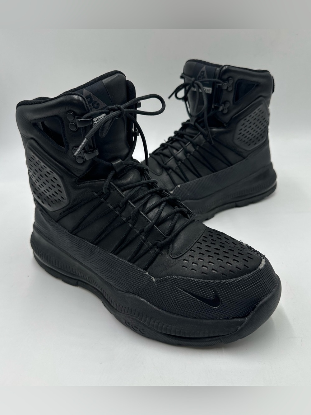 Nike Zoom Superdome Black Men’s Size 10 Rare ACG Boots 654886-040